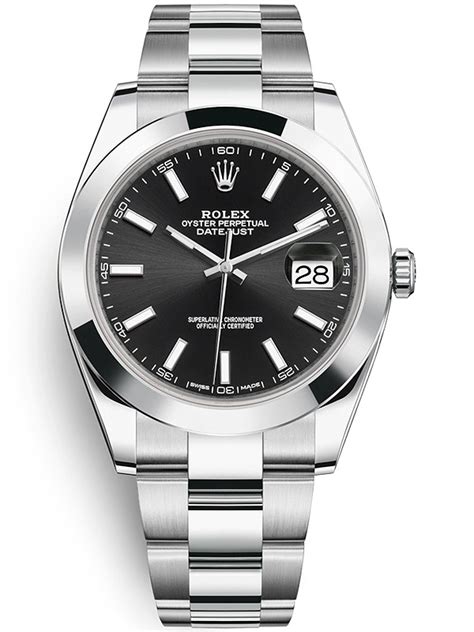 men rolex black face|Rolex Datejust 41 watch: Oystersteel .